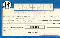 KN4RID's QSL Card